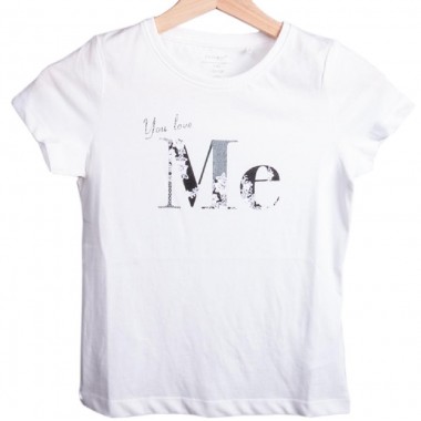 name t-shirt con stampa sul davanti b.na mod.nkffia